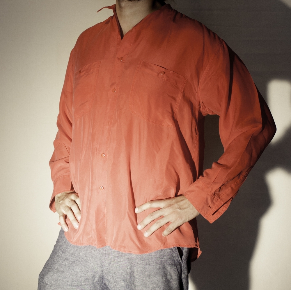 100% silk shirt